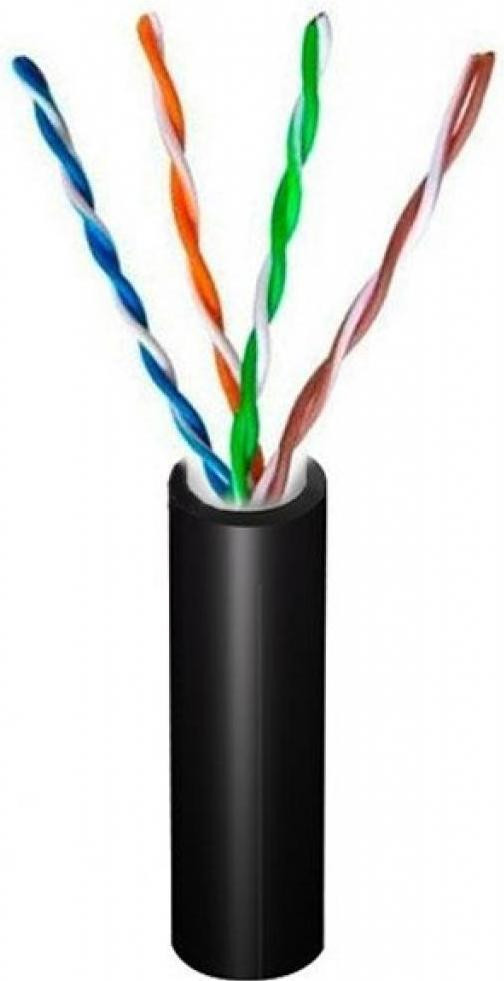 LAN кабель (вита пара) black