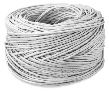 LAN кабель (вита пара) white