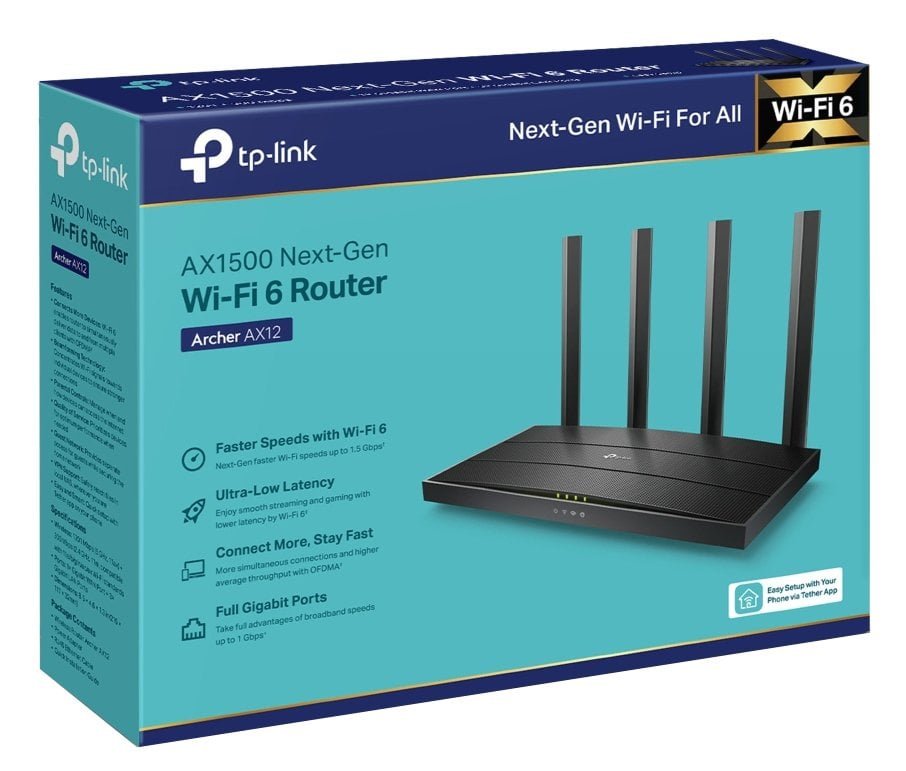 Wi-Fi роутер TP-LINK Archer AX12
